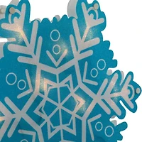 Northlight 11.75in Prelit Blue And White Snowflake Christmas Window Decor
