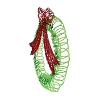 Northlight Lighted Bell And Bow Christmas Window Decor