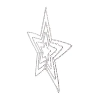 Northlight 24in Led Layered Stars Christmas Window Decor