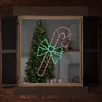 Northlight Led Candy Cane Christmas Window Decor