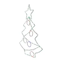 Northlight Led Tree With Ornaments Christmas Window Decor