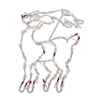 Northlight 18in Prelit Reindeer Christmas Window Decor