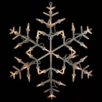 Northlight Prelit Snowflake Christmas Window Decor