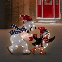 Northlight Lighted Ice Skating Christmas Yard Art