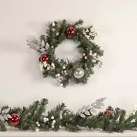 Northlight Pine Pre-Lit Christmas Indoor Garland