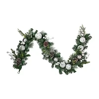 Northlight Pine Frosted Unlit Christmas Indoor Garland