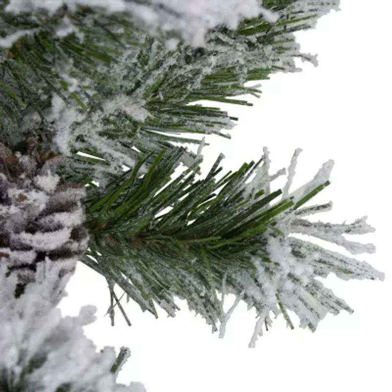 Northlight Flocked Angel Pine Christmas Indoor Garland