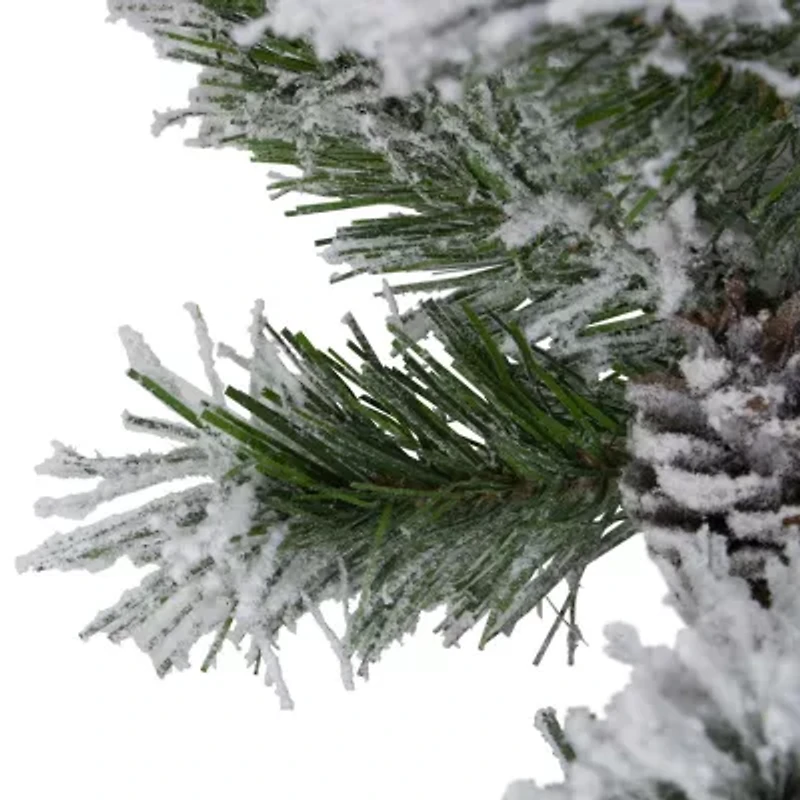 Northlight Flocked Angel Pine Christmas Indoor Garland