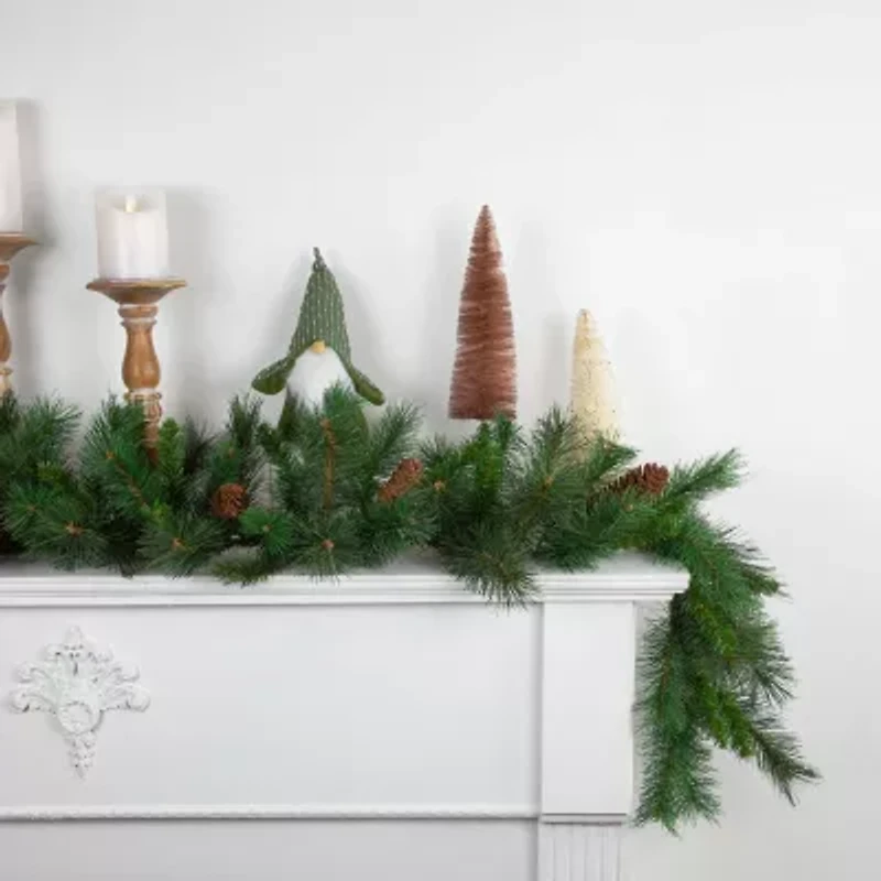 Northlight Pine And Pine Cones Christmas Indoor Garland