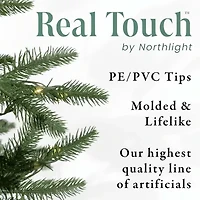 Northlight Berries And Plaid Bows  Unlit Christmas Indoor Garland