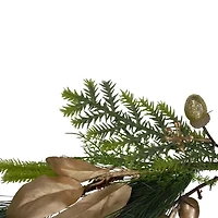 Northlight 5ft Berry And Cedar   Unlit Christmas Indoor Garland