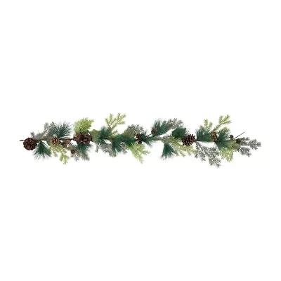 Northlight Pine Cone And Cedar   Unlit Christmas Indoor Garland