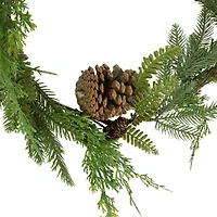 Northlight 5ft Pine And Pinecone   Unlit Christmas Indoor Garland