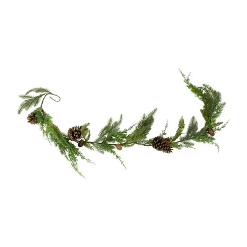 Northlight 5ft Pine And Pinecone Unlit Christmas Indoor Garland
