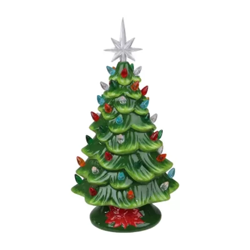 Northlight Led Tree With Star Topper Lighted Christmas Tabletop Decor