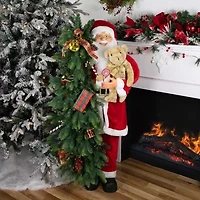 Northlight Musical Christmas Santa Figurine