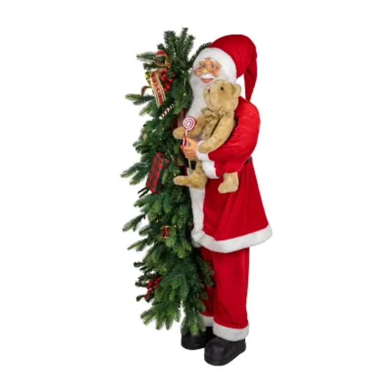 Northlight Musical Christmas Santa Figurine
