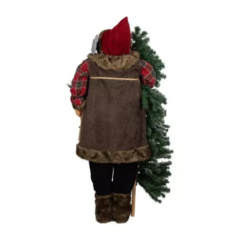 Northlight Woodland Christmas Santa Figurine
