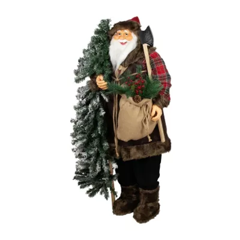 Northlight Woodland Christmas Santa Figurine