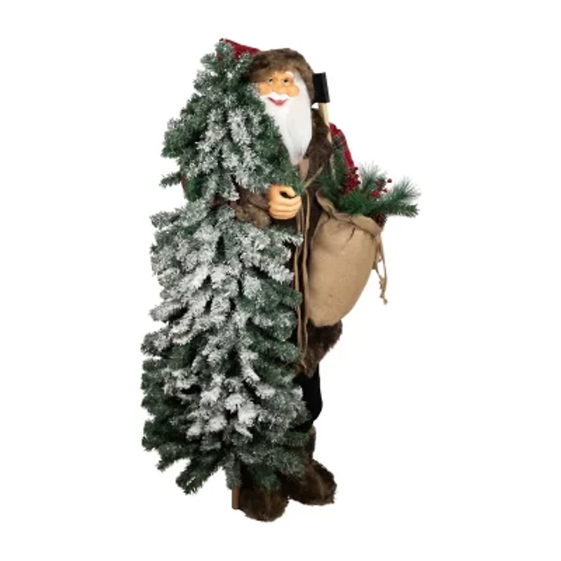 Northlight Woodland Christmas Santa Figurine