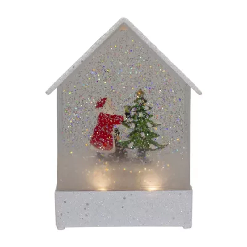 Northlight 8.25in House Shape Christmas Snow Globe