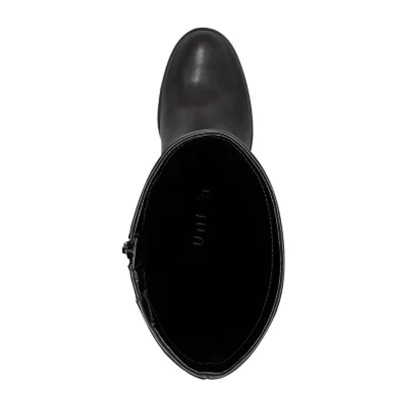 Unisa Womens Lanna Stacked Heel Riding Boots