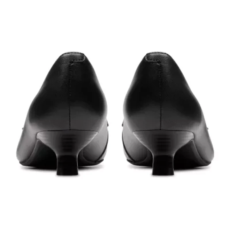 Clarks Scarlyt Mabel Womens Pointed Kitten Heel Pumps