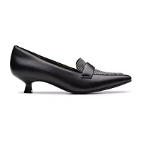 Clarks Scarlyt Mabel Womens Pointed Kitten Heel Pumps