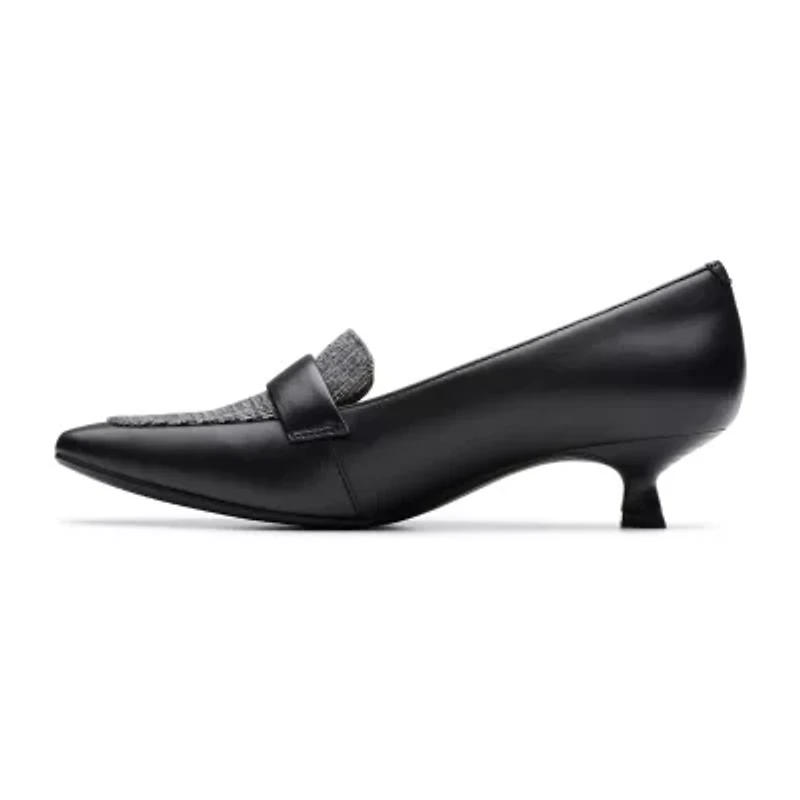 Clarks Scarlyt Mabel Womens Pointed Kitten Heel Pumps