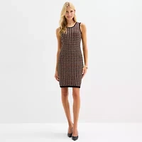 Melonie T Womens Sleeveless Sweater Dress