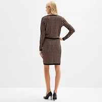 Melonie T Womens Sleeveless Sweater Dress