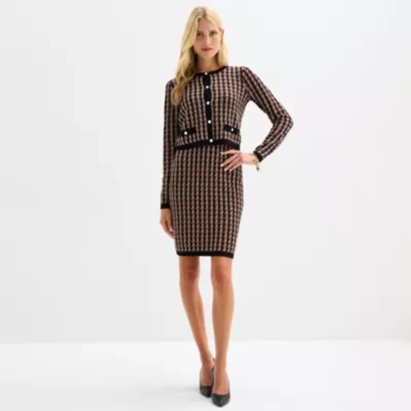 Melonie T Womens Sleeveless Sweater Dress