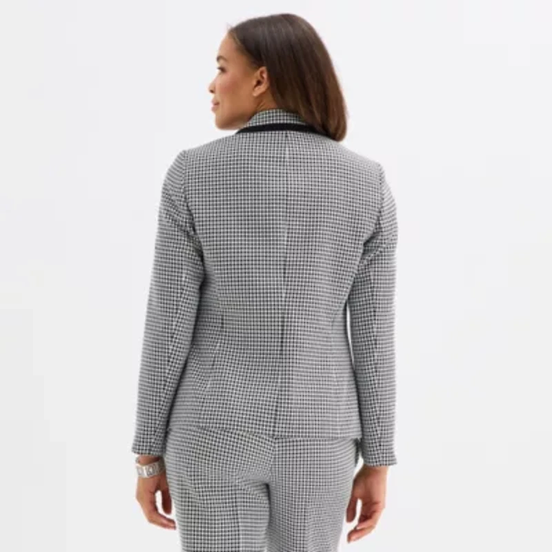 Black Label by Evan-Picone Womens Classic Fit Suit Jacket