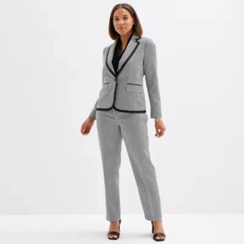 Black Label by Evan-Picone Womens Classic Fit Suit Jacket