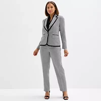 Black Label by Evan-Picone Womens Classic Fit Suit Jacket