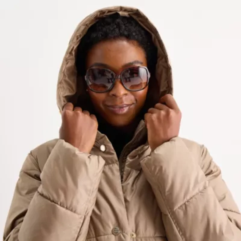 Gallery Womens Hooded Heavyweight Puffer Jacket