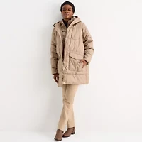 Gallery Womens Hooded Heavyweight Puffer Jacket