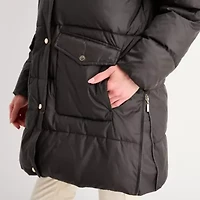 Gallery Womens Hooded Heavyweight Puffer Jacket