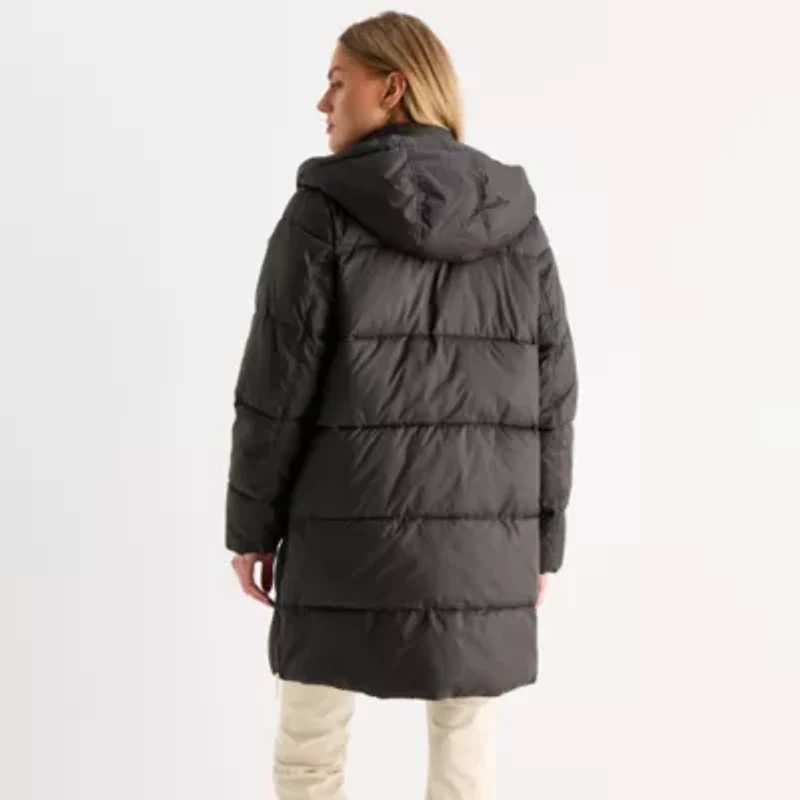 Gallery Womens Hooded Heavyweight Puffer Jacket