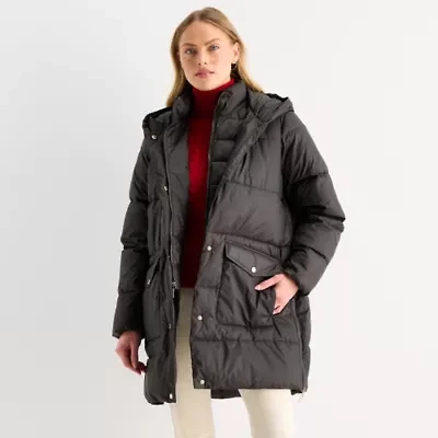 Gallery Womens Hooded Heavyweight Puffer Jacket