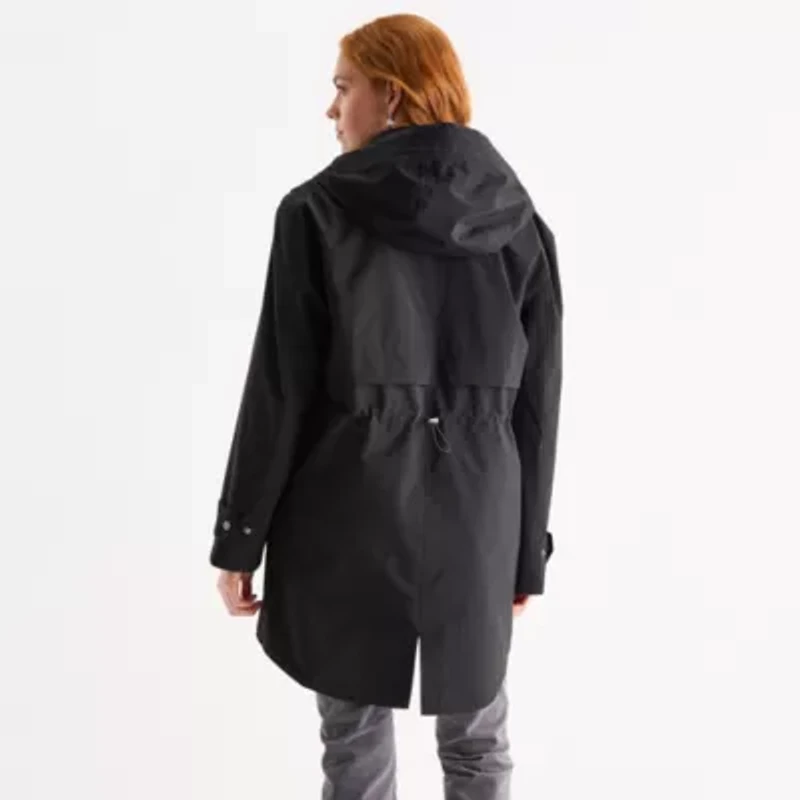 St. John's Bay Womens Hooded Midweight System Jacket