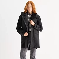 St. John's Bay Womens Hooded Midweight System Jacket