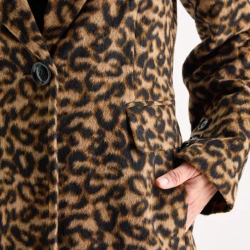 Liz Claiborne Womens Heavyweight Car Coat