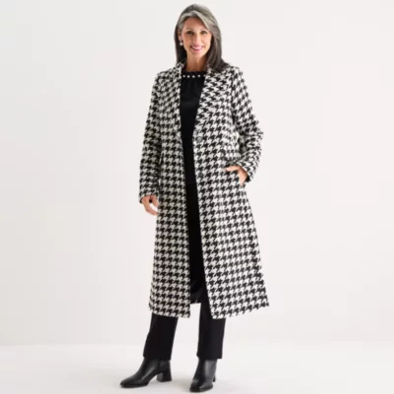 Liz Claiborne Womens Heavyweight Car Coat