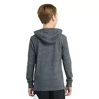 adidas Big Kid Boys Hooded Long Sleeve Regular Fit Graphic T-Shirt