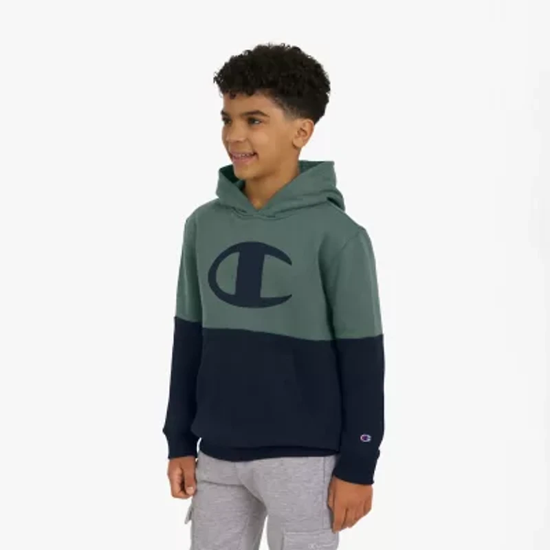 Champion Big Kid Boys Long Sleeve Fleece Active Hoodie