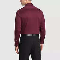Van Heusen Ultra Wrinkle Free Mens Slim Fit Stretch Fabric Long Sleeve Dress Shirt