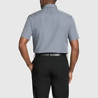 Van Heusen Ultra Wrinkle Free Mens Regular Fit Wrinkle Free Short Sleeve Dress Shirt