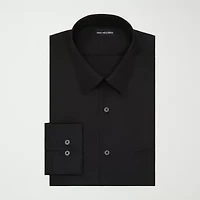 Van Heusen Fitted Wrinkle Free Poplin Mens Long Sleeve Dress Shirt