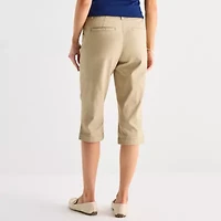 St. John's Bay Womens Mid Rise Capri Pant